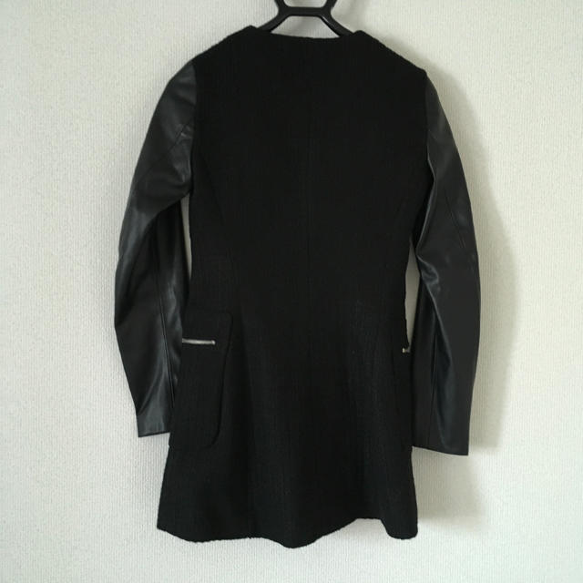ZARA(ザラ)のZARA レザーコート レディースのジャケット/アウター(ロングコート)の商品写真