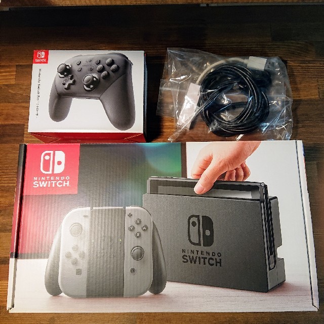 Nintendo Switch Joy-Con (L) / (R) グレー家庭用ゲーム機本体