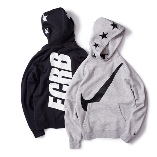 NIKE FCRB 2015aw ビックスウォッシュ　ロゴパーカー