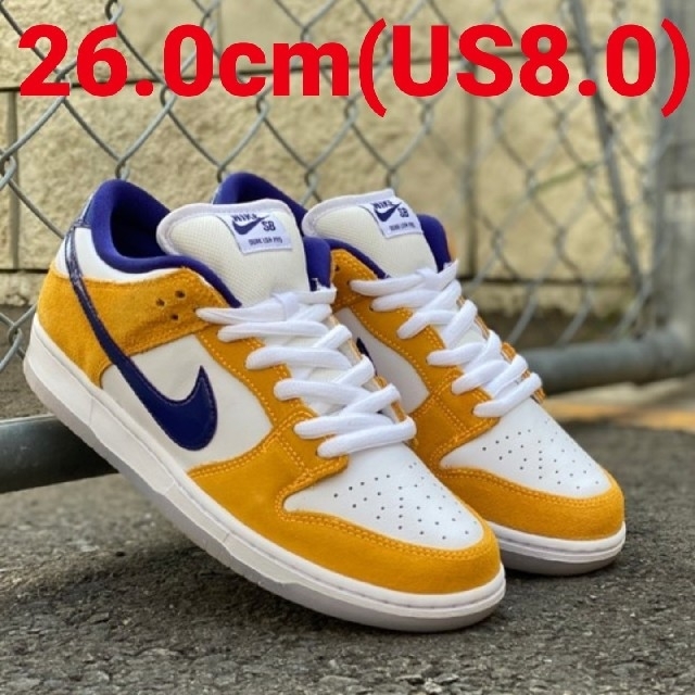 NIKE(ナイキ)のNike SB Dunk Low Laser Orange 26cm (US8) メンズの靴/シューズ(スニーカー)の商品写真