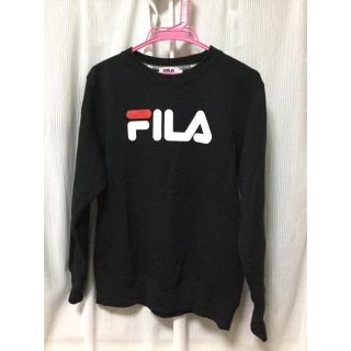 フィラ(FILA)のFILA トレーナー スウェット ブラック(トレーナー/スウェット)