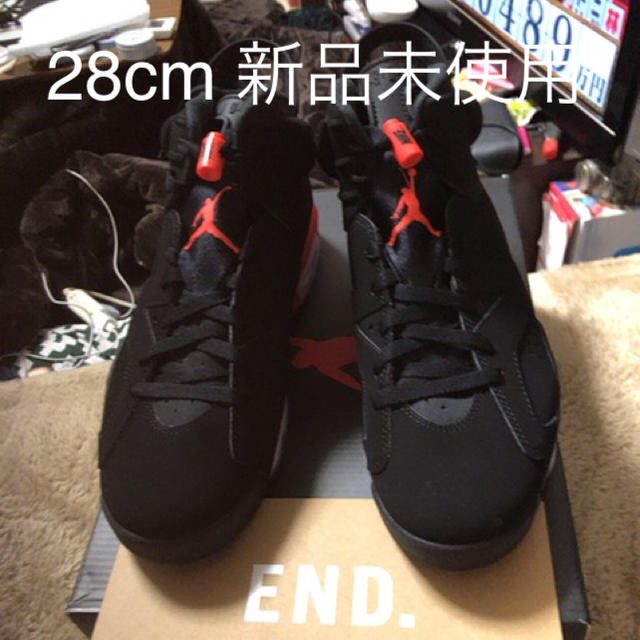 Nike air Jordan 6  infrared us10スニーカー