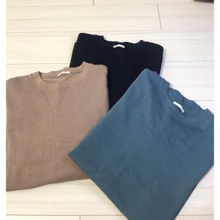 ジーユー(GU)の三枚セット(Tシャツ(長袖/七分))