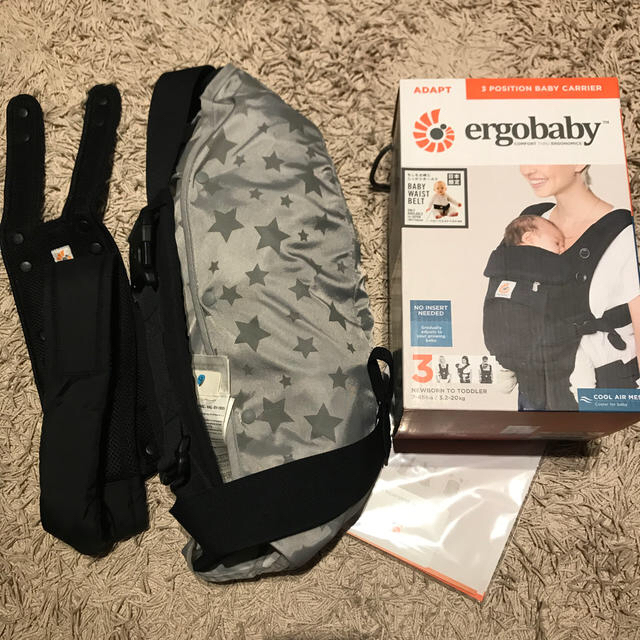 Ergobaby(エルゴベビー)の期間限定ねさげ！！！正規品　エルゴ　クールアダプト　抱っこ紐 キッズ/ベビー/マタニティの外出/移動用品(抱っこひも/おんぶひも)の商品写真