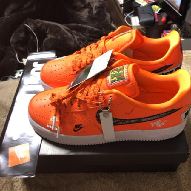 NIKE(ナイキ)のNIKE Air Force 1 ‘07 prm jdi orange   メンズの靴/シューズ(スニーカー)の商品写真