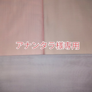 ［専用商品］Wガーゼ　無地3色　合計3m(生地/糸)