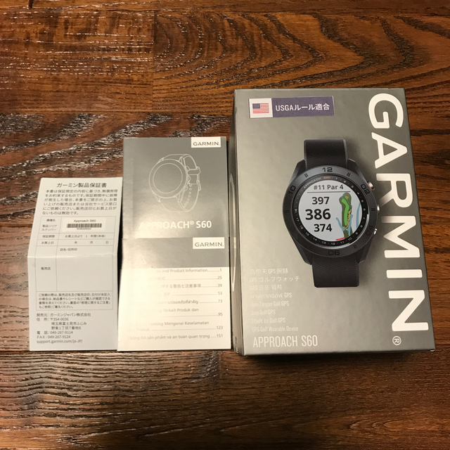 GARMIN  GPS  ゴルフウォッチ  APPROACH  S60