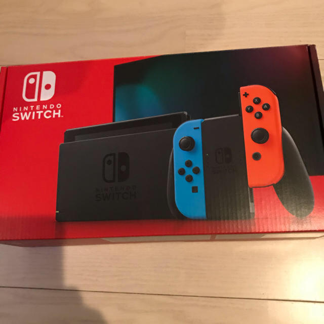 Nintendo Switch - 最新版Nintedo Switch 任天堂スイッチ ネオンブルー ニンテンドウの通販 by