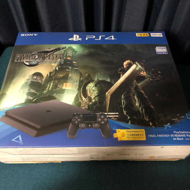 新品 PS4 FF7 リメイク 500GB CUHJ-10035