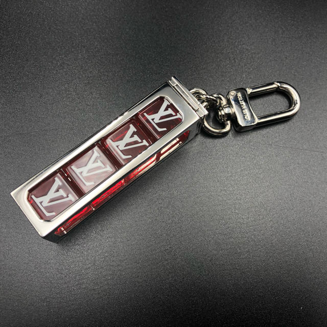 Louis Vuitton x Supreme Ultra Rare FW17 Red Supreme Box Logo Dice Key Chain