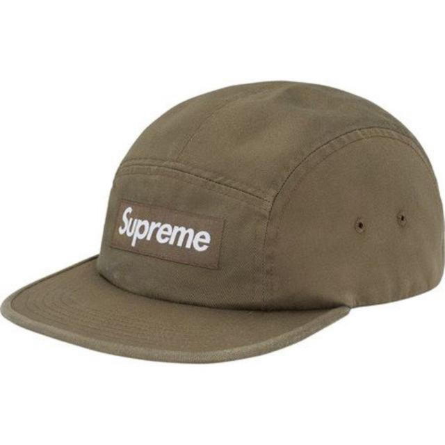 Supreme Washed Chino Twill Camp Cap 20ss