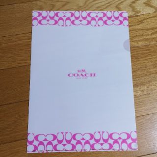 コーチ(COACH)のCOACH コーチ クリアファイル クリアケース 未使用品(クリアファイル)