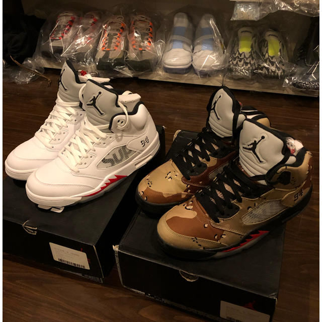 【※激レア】Supreme × Nike コラボスニーカー　Jordan5