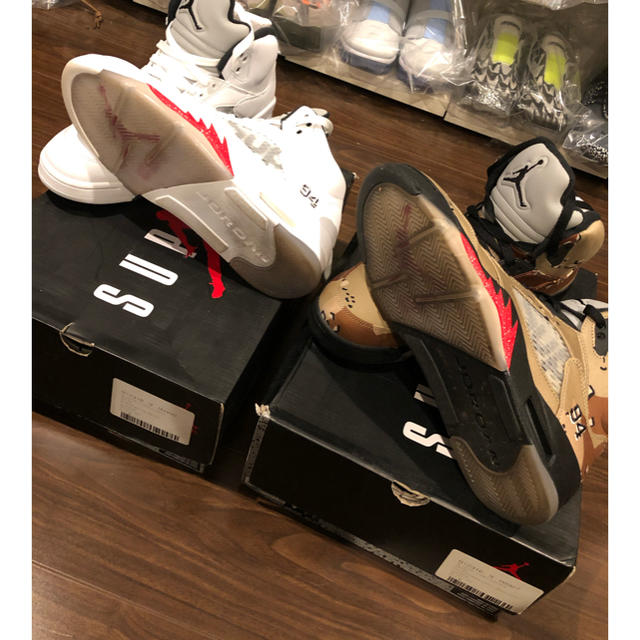 【※激レア】Supreme × Nike コラボスニーカー　Jordan5