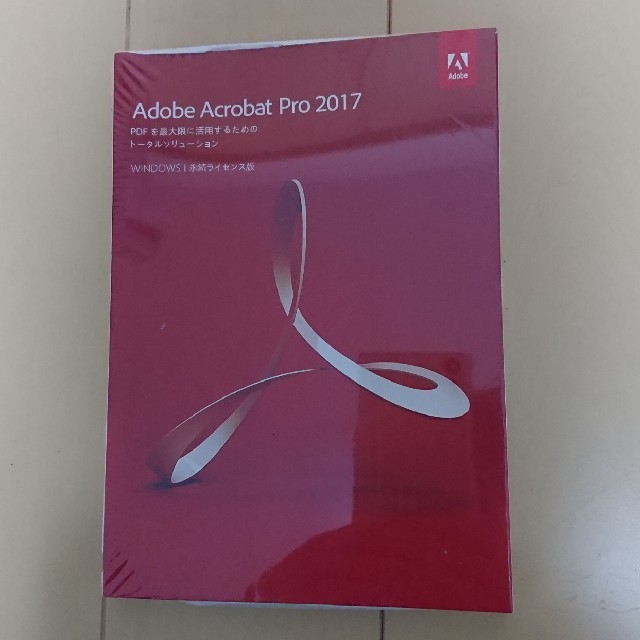 Microsoft(マイクロソフト)のAdobe Acrobat Pro 2017 Windows版 スマホ/家電/カメラのPC/タブレット(その他)の商品写真