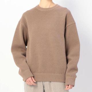 ワンエルディーケーセレクト(1LDK SELECT)のcrepuscule moss stitch L/S sweat 超美品1ldk(ニット/セーター)