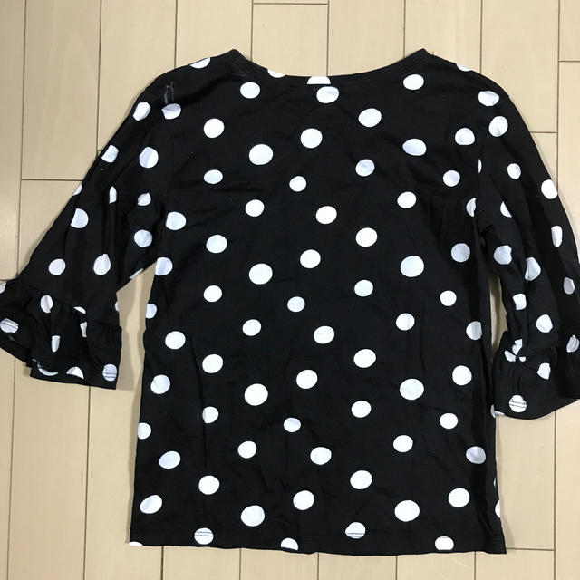 H&M(エイチアンドエム)の子供服　H&M 七分丈シャツ キッズ/ベビー/マタニティのキッズ服女の子用(90cm~)(Tシャツ/カットソー)の商品写真