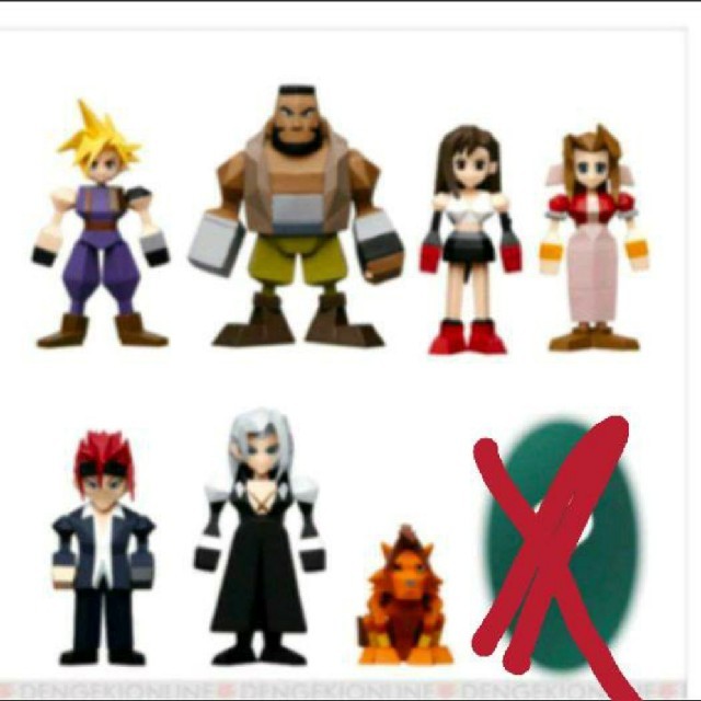 ゲームキャラクター【7体コンプ】FF7 一番くじG賞フィギュア