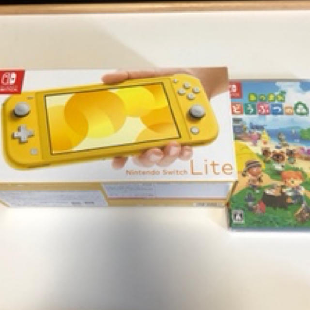 switch lite 本体　スイッチライト　ドウブツノ森　どうぶつの森　セット