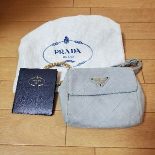 プラダ(PRADA)のPRADA　スウェードバック(ショルダーバッグ)