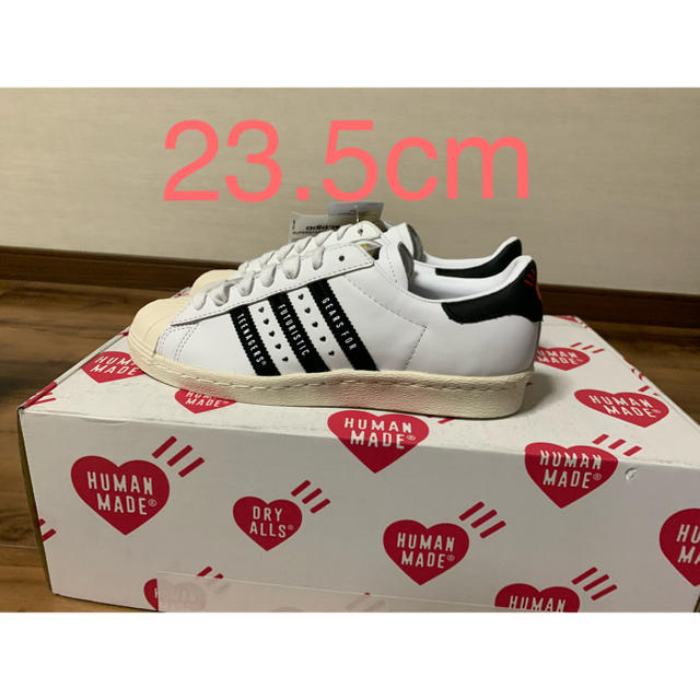 23.5cm SUPERSTAR 80S HUMAN MADE アディダス