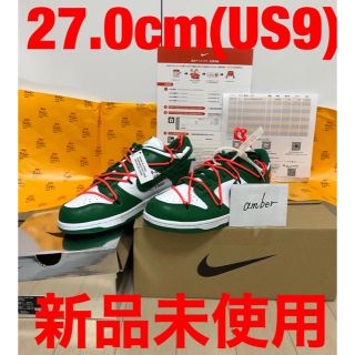 ナイキ(NIKE)のNIKE OFF WHITE DUNK ナイキ オフホワイト ダンク　27cm(スニーカー)