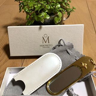 ミキモト(MIKIMOTO)のミキモト　MIKIMOTO  ミラー　カバー付き　新品(ミラー)