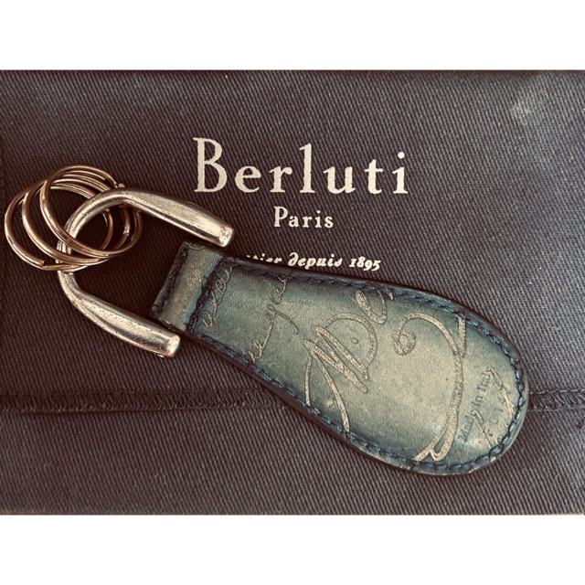 ベルルッティ✨カリグラフィー✨シューホーン✨キーリング✨Berluti✨レザー✨ 2