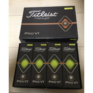 タイトリスト(Titleist)のタイトリスト   プロV1 イエロー　1ダース(その他)