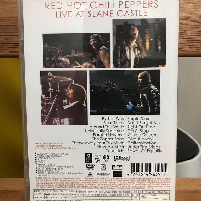 Red Hot Chili Peppers  エンタメ/ホビーのDVD/ブルーレイ(ミュージック)の商品写真