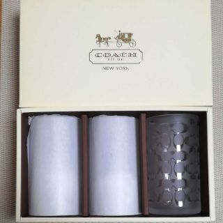 コーチ(COACH)の【新品】COACH グラス3個セット(その他)