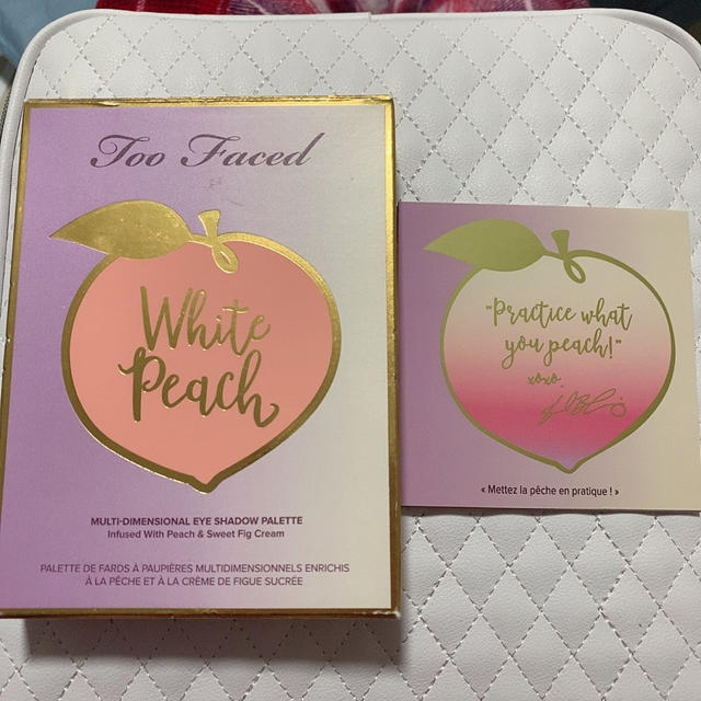 Too Faced(トゥフェイス)の最終値下げ　Too Faced ホワイトピーチ アイシャドウパレット コスメ/美容のベースメイク/化粧品(アイシャドウ)の商品写真