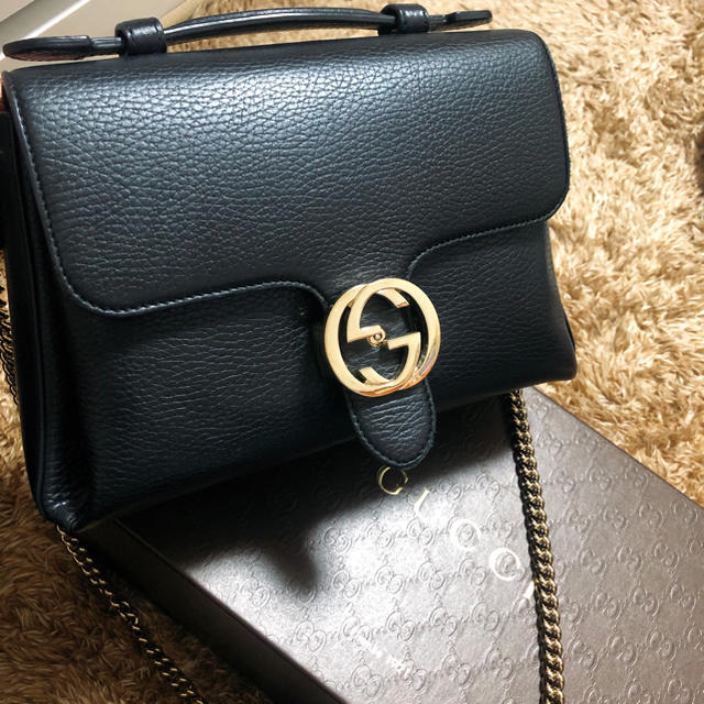 【正規品】GUCCI ショルダーバッグ ブラック | フリマアプリ ラクマ