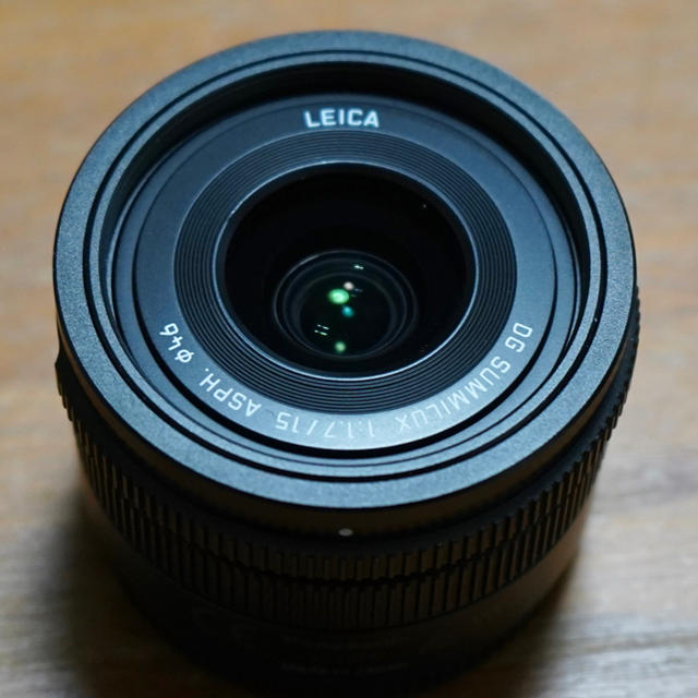 Panasonic(パナソニック)のLEICA DG SUMMILUX 15mm f1.7 スマホ/家電/カメラのカメラ(レンズ(単焦点))の商品写真