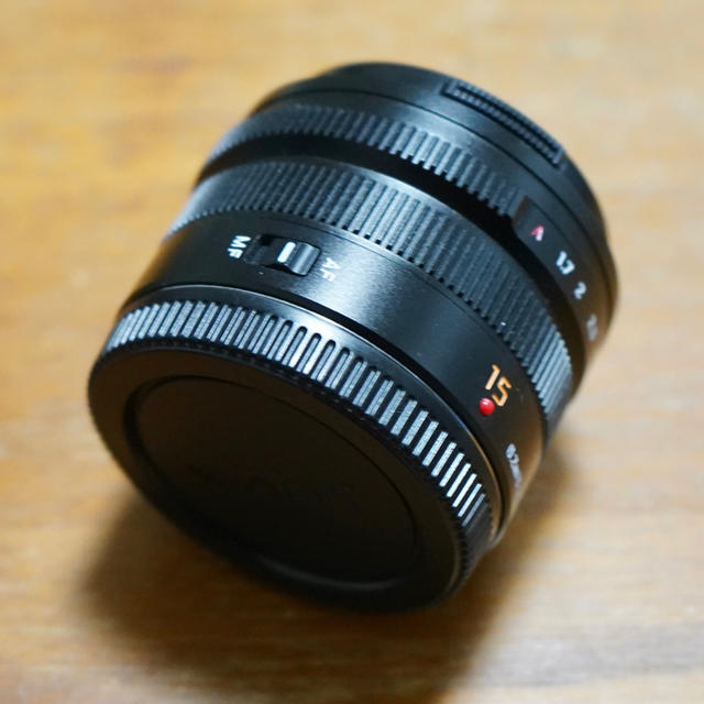 Panasonic(パナソニック)のLEICA DG SUMMILUX 15mm f1.7 スマホ/家電/カメラのカメラ(レンズ(単焦点))の商品写真