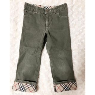 バーバリー(BURBERRY)の【美品】BURBERRYキッズパンツ100センチ(パンツ/スパッツ)