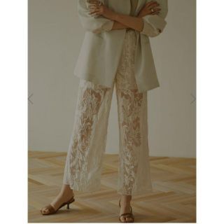 Ameri VINTAGE - 新品タグ付 MEDI EMBROIDERY TULLE PANTS ホワイト Mの通販｜ラクマ