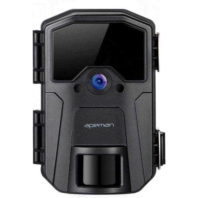 新品APEMAN 防犯カメラトレイルカメラ 人体検知センサー1600万画素
