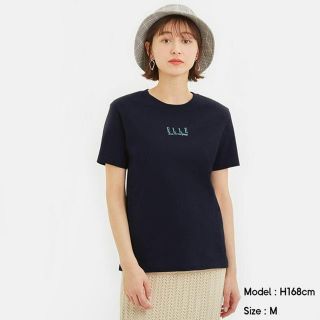 【GU×ELLE】Tシャツ(Tシャツ(半袖/袖なし))