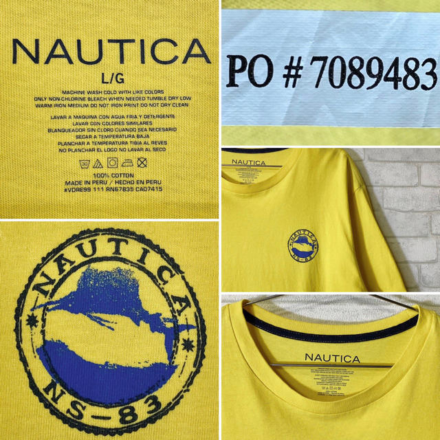 NAUTICA(ノーティカ)のNAUTICA ノーティカ T-shirt カジキ フィッシング メンズのトップス(Tシャツ/カットソー(半袖/袖なし))の商品写真