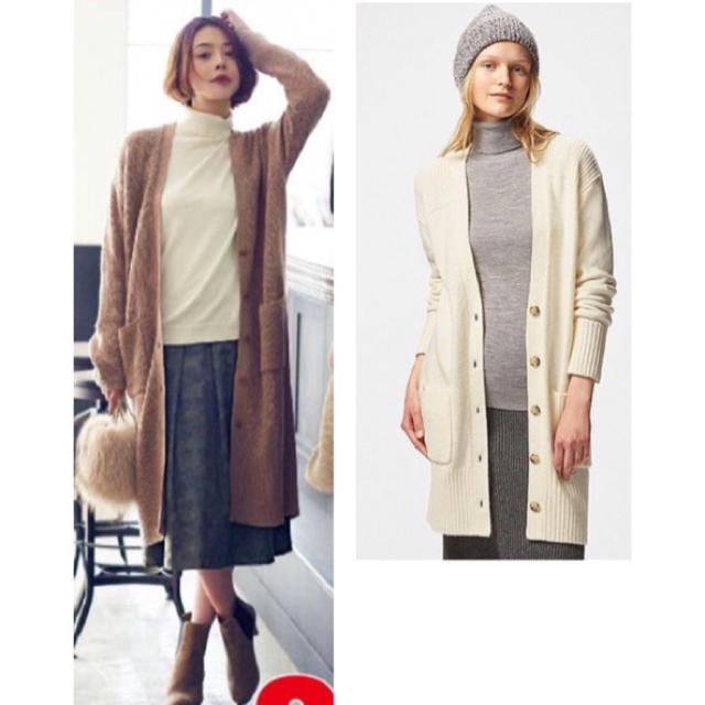 UNIQLO(ユニクロ)のロングカーディガン レディースのトップス(カーディガン)の商品写真