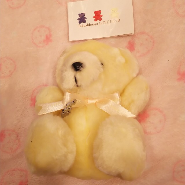 髙島屋(タカシマヤ)のTakashimayaLOVE BEARくまぬいぐるみ【未使用品】 エンタメ/ホビーのおもちゃ/ぬいぐるみ(ぬいぐるみ)の商品写真