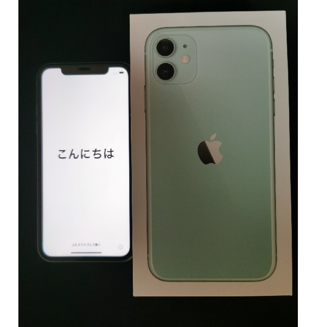 美品 iphone11 SIMフリー64GB グリーン