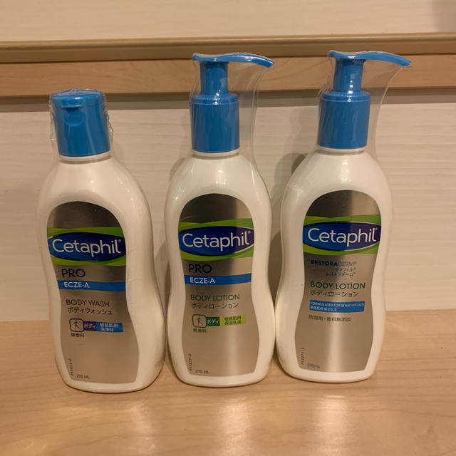 Cetaphil ボディウォッシュ×ローション3点セット