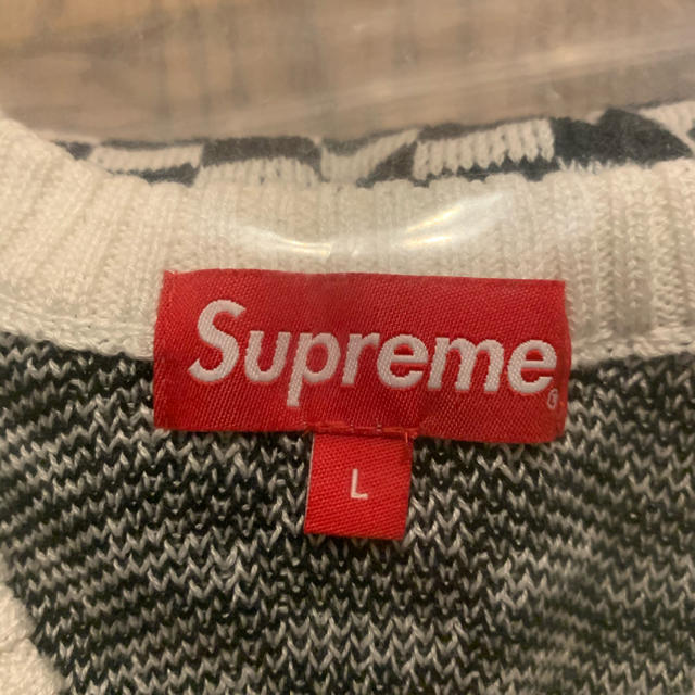 Supreme Back Logo Sweater Lサイズ  キムタク着