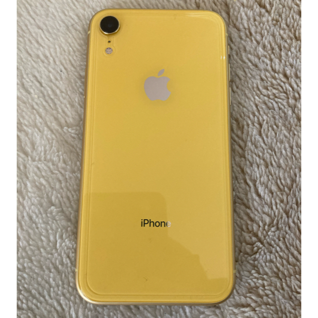 iPhone XR 128GB イエロー　ソフトバンク　simフリーiPhone