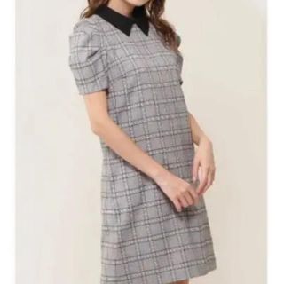 ジルスチュアート(JILLSTUART)のチェックワンピース(ひざ丈ワンピース)