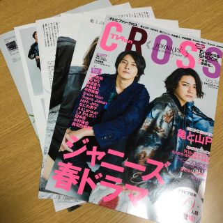 ジャニーズ(Johnny's)のTVfan CROSS vol.34 亀と山P 切り抜き(音楽/芸能)