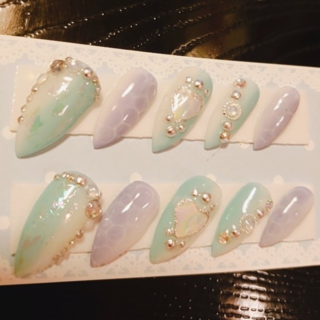 ミントグリーン パープル縦グラデーションネイルチップの通販 By めろたん S Shop ラクマ ミントグリーン パープル縦グラデーションネイルチップの通販 By めろたん S Shop ラクマ