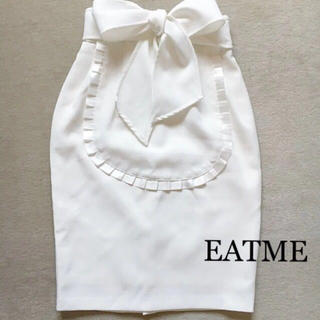 イートミー(EATME)のEATME メイド風　エプロンスカート(ひざ丈スカート)